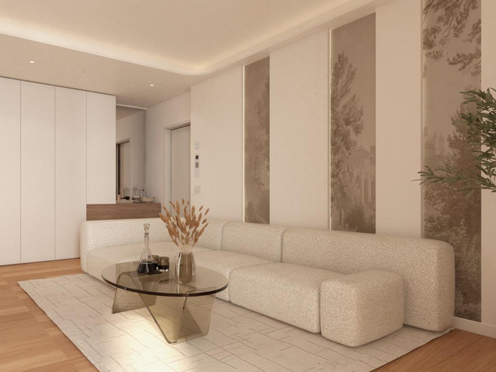 attico eur — interior design, immagine 3