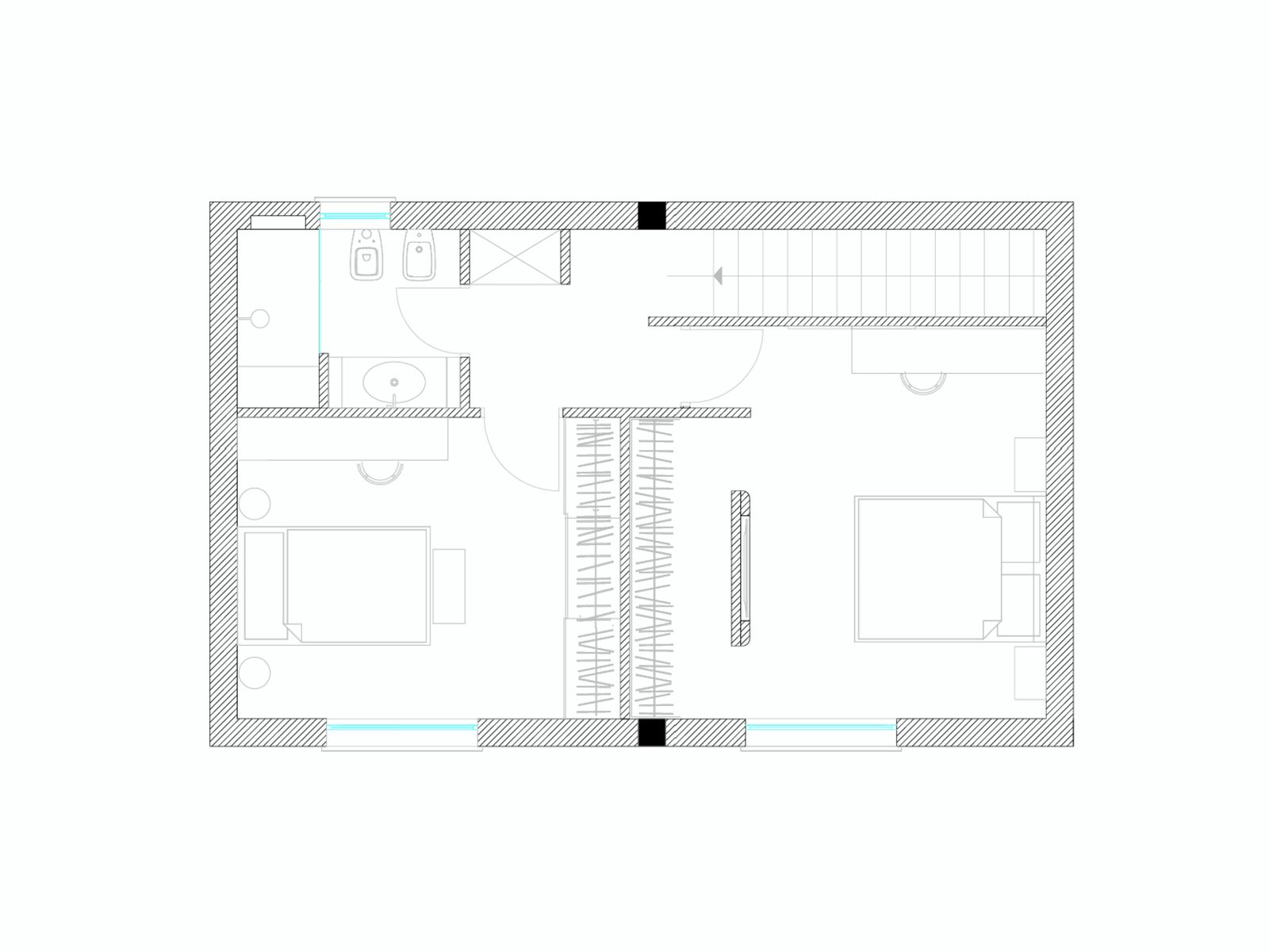 casa materia — notte — interior design, immagine 1