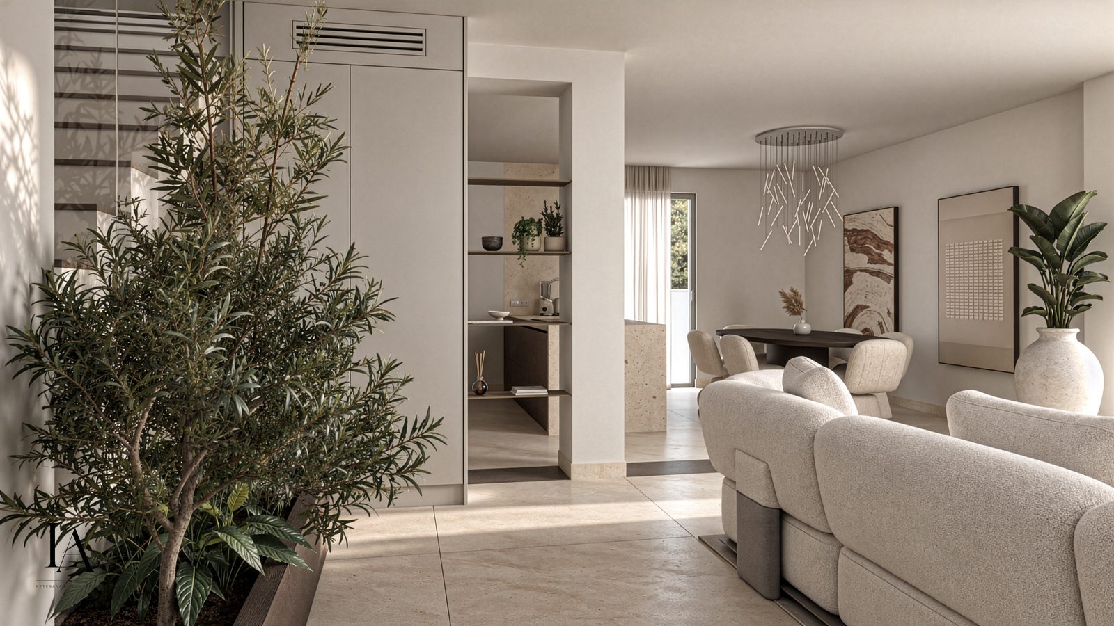 residenza kanso — interior design, immagine 1